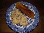 Regionale Küche / Beilagen: W K W - Warmer Kartoffelsalat Waldecker Art - Rezept