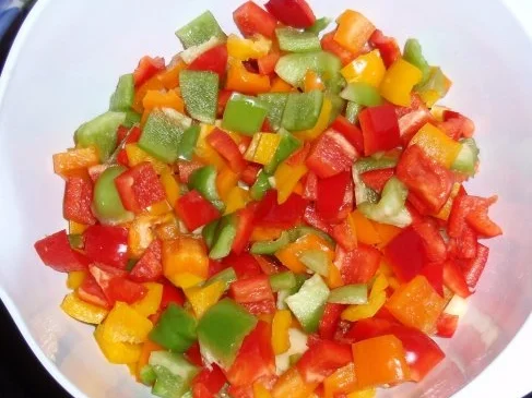 Rezept: Filet mit bunten Gemüse aus dem Ofen Bild Nr. 4 Filet mit bunten Gemüse aus dem Ofen - Rezept - Bild Nr. 4