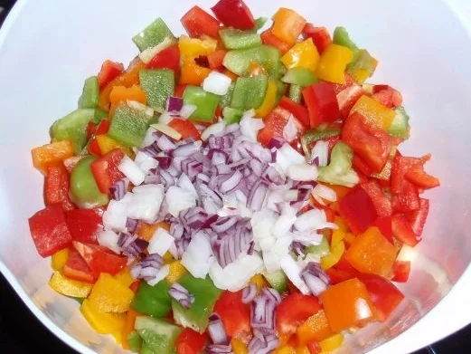 Rezept: Filet mit bunten Gemüse aus dem Ofen Bild Nr. 5 Filet mit bunten Gemüse aus dem Ofen - Rezept - Bild Nr. 5