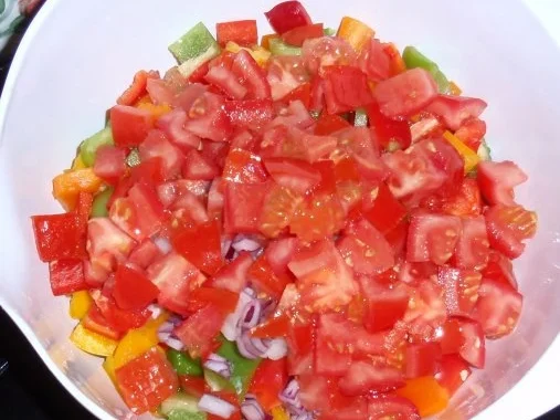 Rezept: Filet mit bunten Gemüse aus dem Ofen Bild Nr. 6 Filet mit bunten Gemüse aus dem Ofen - Rezept - Bild Nr. 6