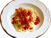 Tagliatelle mit Paprikaschotensoße - Rezept