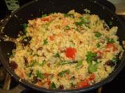 Beilage: Zwiebel-Rosinen-Couscous - Rezept