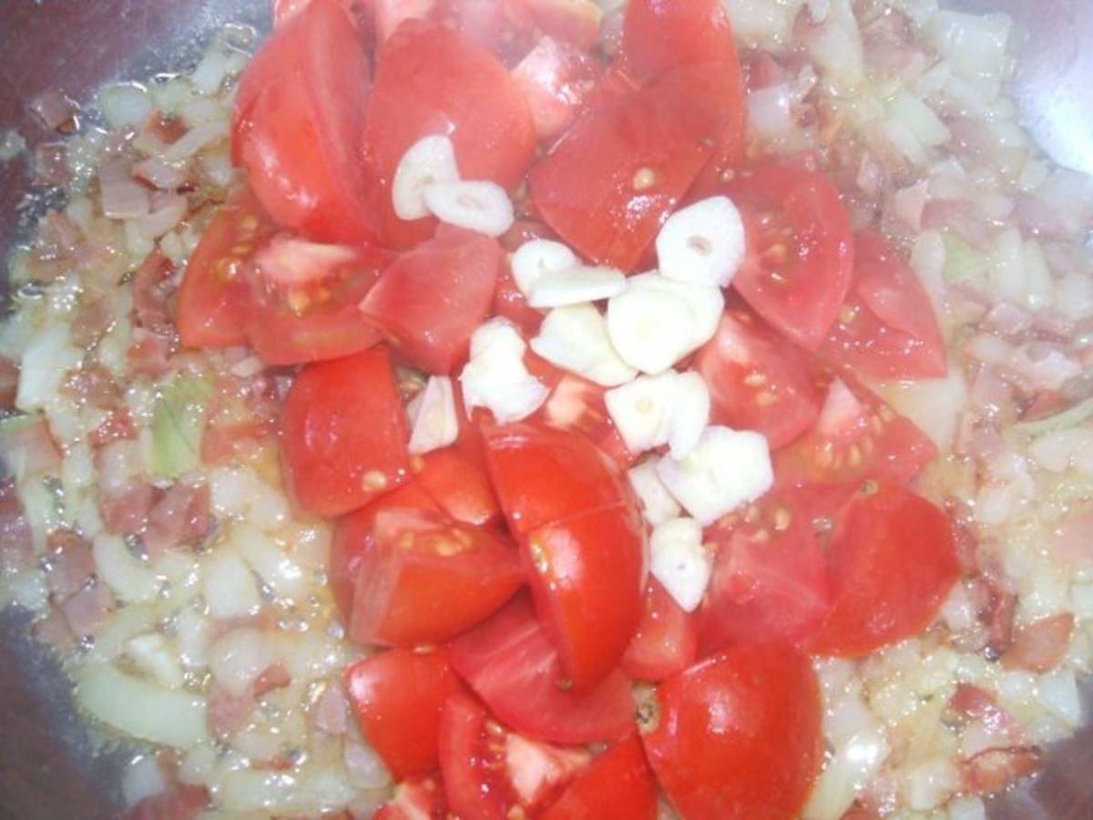 Tomatensoße   mit Makkaroni - Rezept - Bild Nr. 4