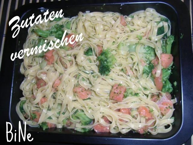 BiNe` S TAGLIATELLE -  LACHS - AUFLAUF - Rezept - Bild Nr. 3