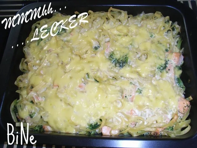 BiNe` S TAGLIATELLE -  LACHS - AUFLAUF - Rezept - Bild Nr. 7