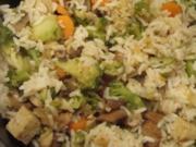 Gemüse-Tofu-Reis - Rezept