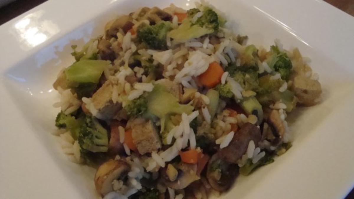 Gemüse-Tofu-Reis - Rezept - Bild Nr. 7
