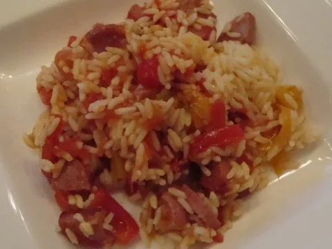 Rezept: Letscho-Reis Letscho-Reis - Rezept