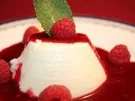 Panna Cotta mit Himbeeren - Rezept