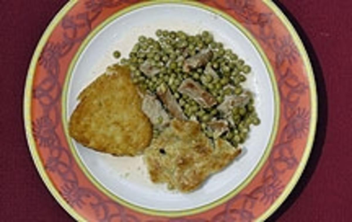 Kalbsschnitzel im Römertopf mit Kartoffelrösti (Bernhard Brink) -
Rezept von Das perfekte Promi Dinner