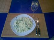 Geflügel: Hähnchenpfanne mit Reis und Zucchini - Rezept