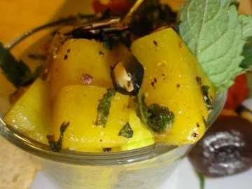 Rezept: Kürbis-Minzsalat Bild Nr. 4 Kürbis-Minzsalat - Rezept - Bild Nr. 4