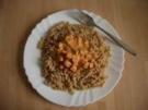 Wurstgulasch mit Vollkornnudeln - Rezept