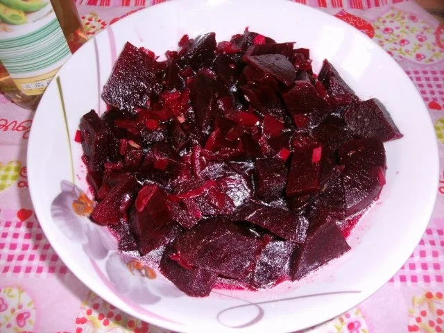 Rezept: Rote Bete Salat Bild Nr. 2 Rote Bete Salat - Rezept - Bild Nr. 2