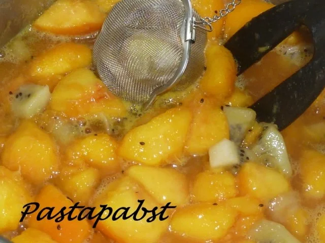 Pfirsich-Kiwi-Konfitüre - Rezept - Bild Nr. 2
