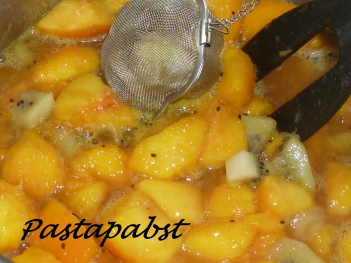 Pfirsich Kiwi Konfitüre - einfach - von Pastapabst
