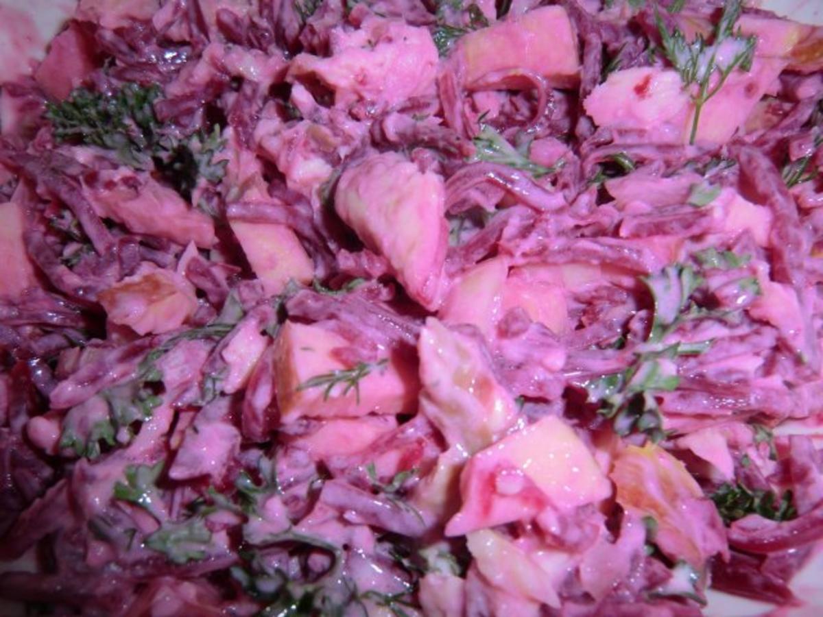 Salat mit geräucherter Forelle - Rezept - Bild Nr. 2