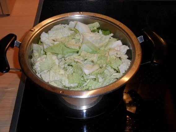 Rezept: Wirsing mit Cabanossi Bild Nr. 6 Wirsing mit Cabanossi - Rezept - Bild Nr. 6