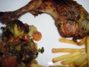 Hähnchenschenkel gefüllt - Rezept