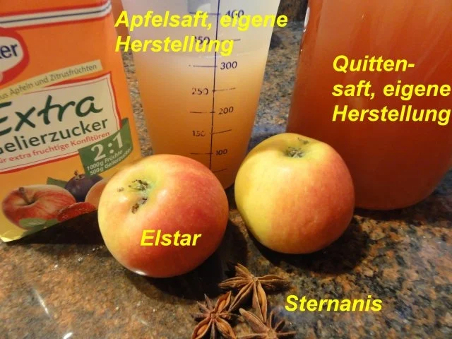 M+G:   QUITTEN - APFEL - GELEE - Rezept - Bild Nr. 2