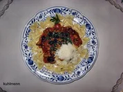 Rezept: Pasta mit Waldpilz-Tomatensoรe Pasta mit Waldpilz-Tomatensoรe - Rezept