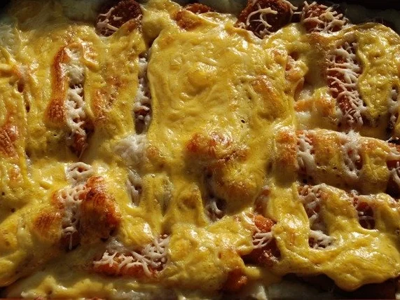 Rezept: Fischstäbchen, überbacken Fischstäbchen, überbacken - Rezept