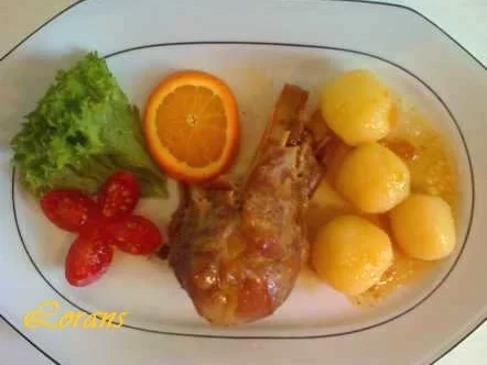 Putenkeule  in Málaga Orangen Sause - Rezept - Bild Nr. 8