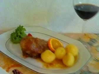 Putenkeule  in Málaga Orangen Sause - Rezept - Bild Nr. 9