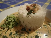 Krabben im Reisturm - Rezept