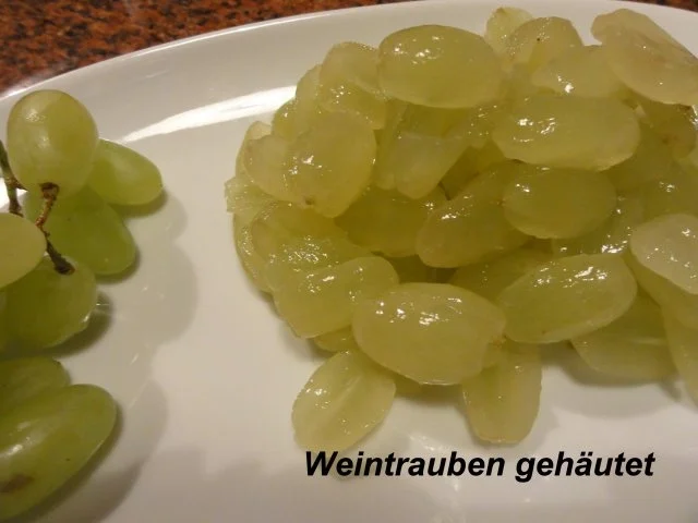 Dessert:   QUITTENGELEE mit kernlosen Trauben - Rezept - Bild Nr. 2