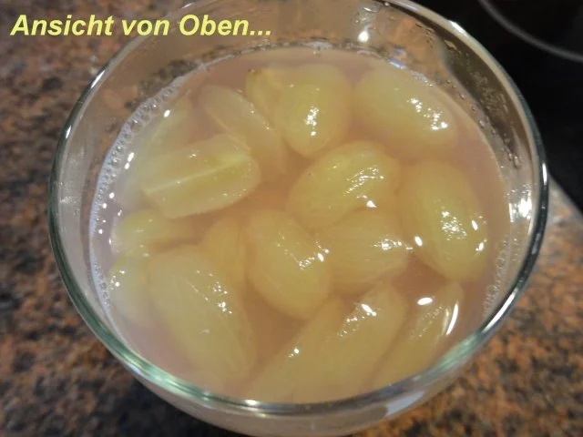 Dessert:   QUITTENGELEE mit kernlosen Trauben - Rezept - Bild Nr. 6