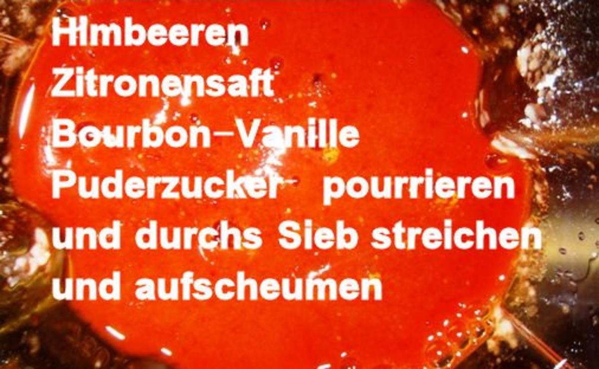Kastanien-Kuchen auf Himbeer-Spiegel und Créme-Frâiche - Rezept - Bild Nr. 12