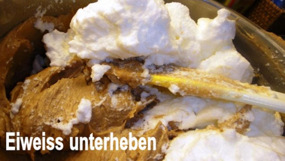 Kastanien-Kuchen auf Himbeer-Spiegel und Créme-Frâiche - Rezept - Bild Nr. 6