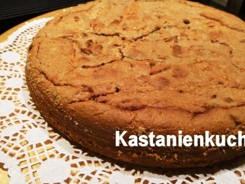 Rezept: Kastanien-Kuchen auf Himbeer-Spiegel und Créme-Frâiche Bild Nr. 9 Kastanien-Kuchen auf Himbeer-Spiegel und Créme-Frâiche - Rezept - Bild Nr. 9