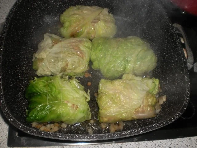 Rezept: Herzhafte Wirsingwickel Bild Nr. 8 Herzhafte Wirsingwickel - Rezept - Bild Nr. 8