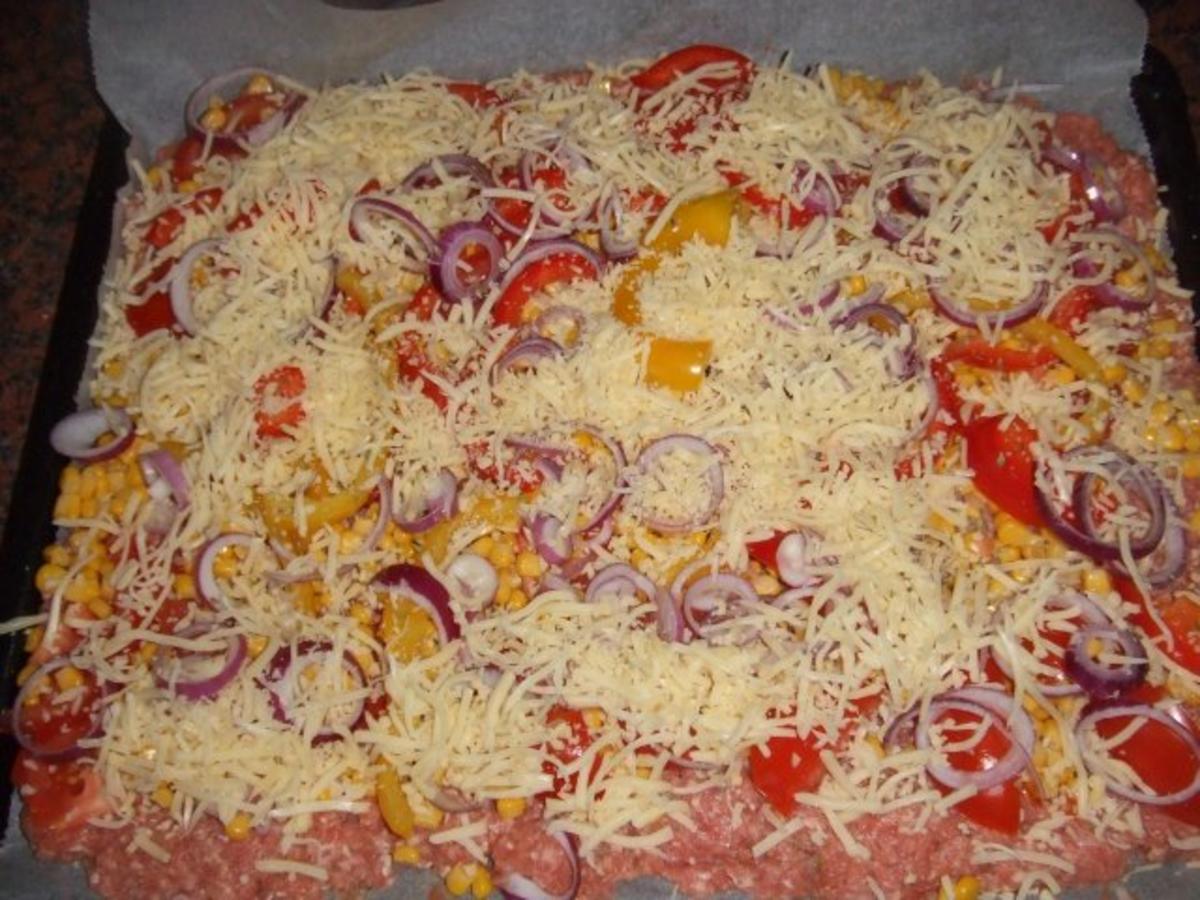 Hackfleischpizza - Rezept - Bild Nr. 2