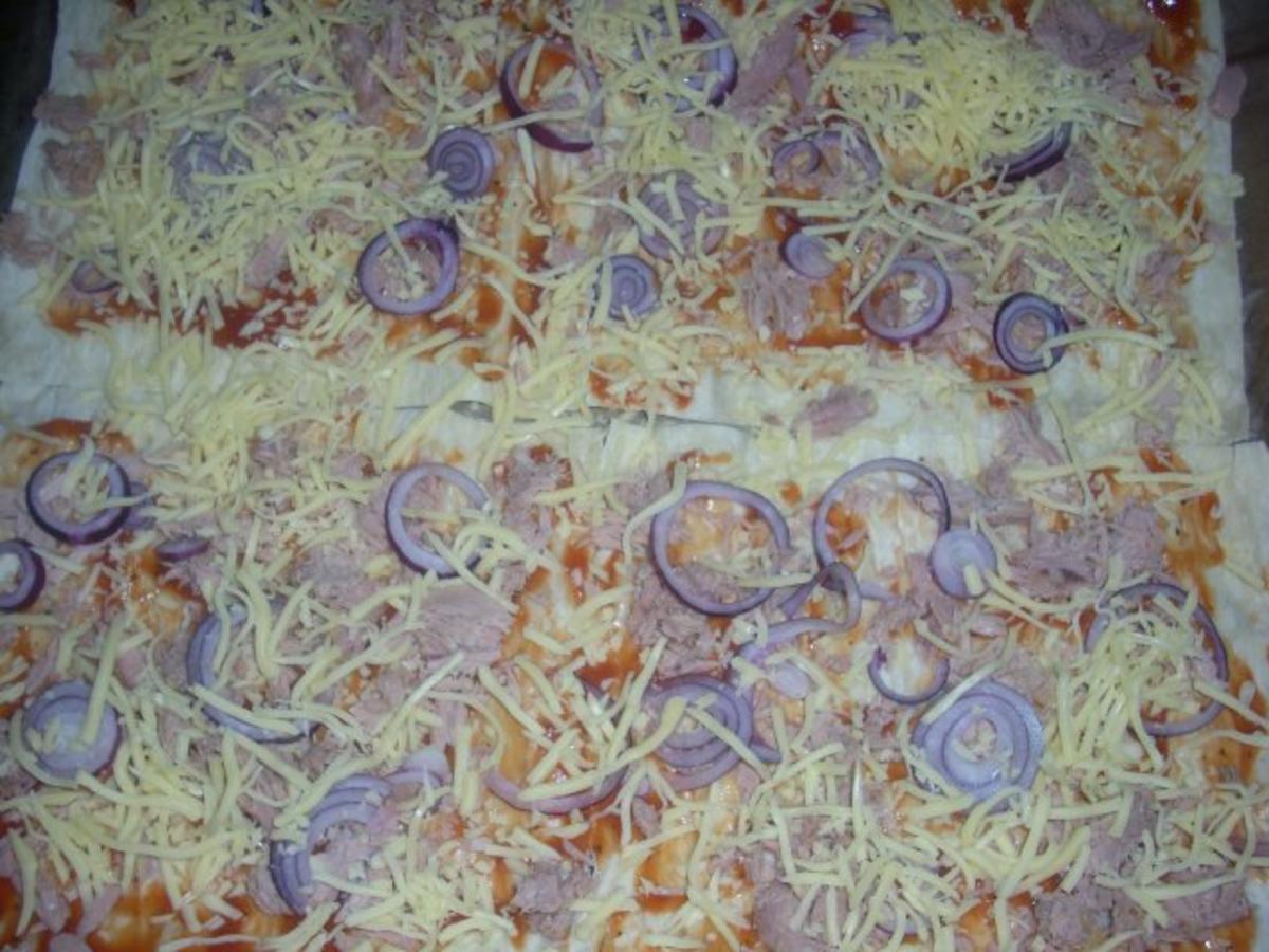 Schnelle aufgerollte Pizza - Rezept - Bild Nr. 2