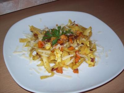 Nudeln mit Kürbis - Rezept