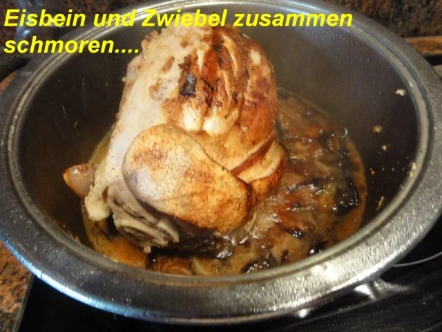 Fleisch:   EISBEIN geschmort - Rezept - Bild Nr. 4