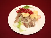 Matjessalat an Pommeryschaum - Rezept