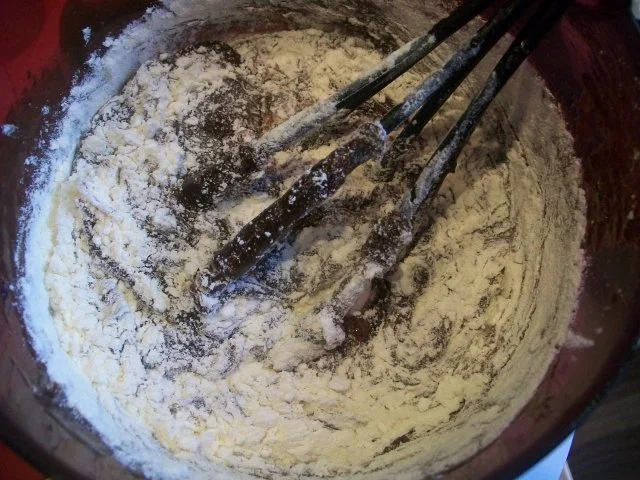 Rezept: Schokomuffins mit Sahnehaube Bild Nr. 5 Schokomuffins mit Sahnehaube - Rezept - Bild Nr. 5