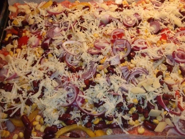 Hackfleischpizza alla con carne - Rezept - Bild Nr. 3