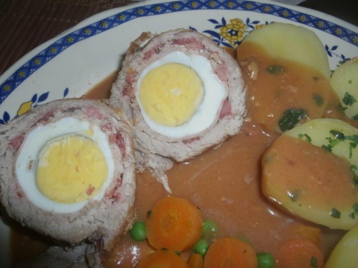 Bilder für Schwalbennester aus Schweinerouladen............mit Bildern - Rezept