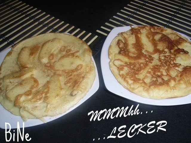 BiNe` S APFELPFANNKUCHEN - Rezept