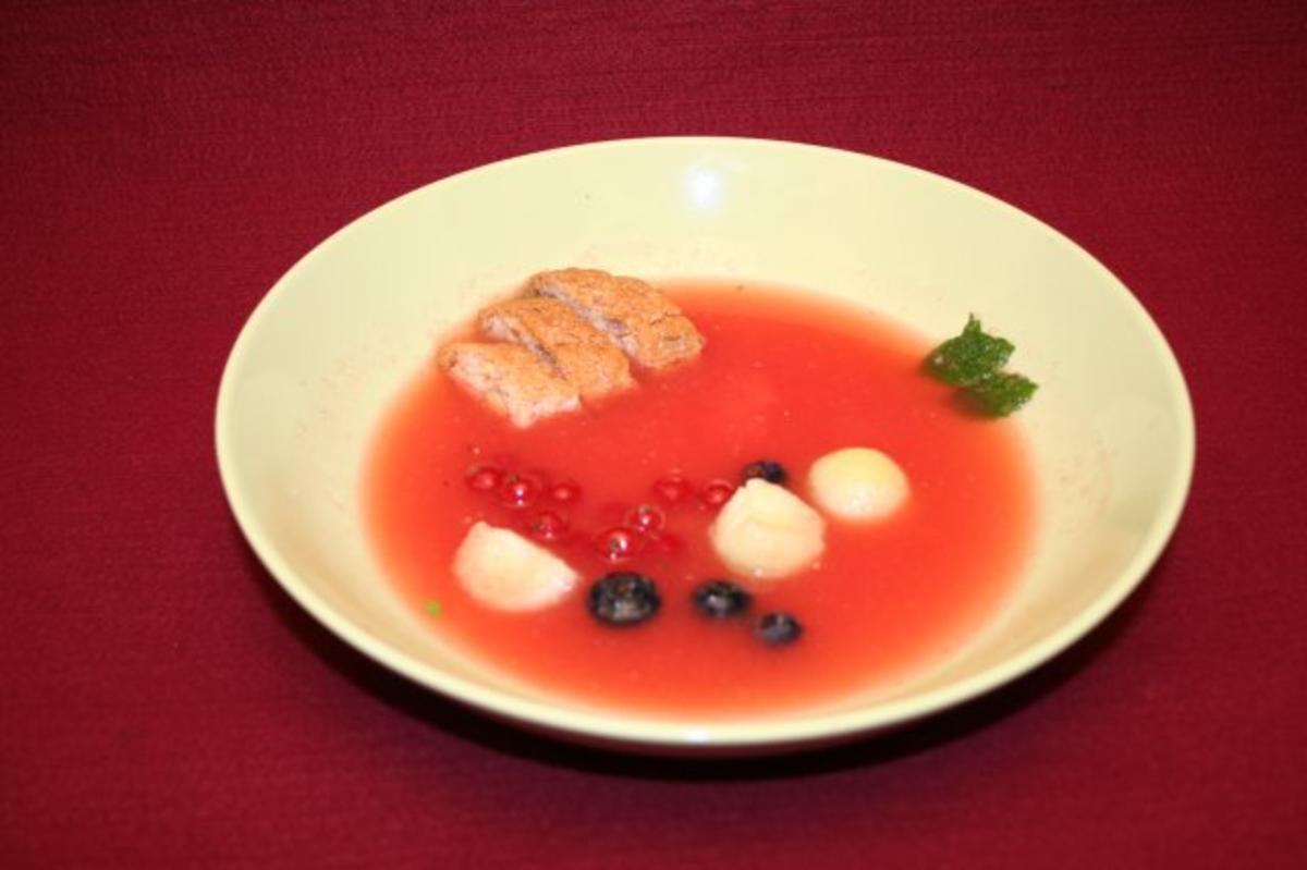 Susse Melonen Gazpacho Rezept Mit Bild Kochbar De