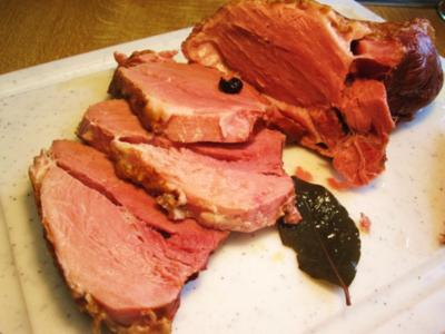 Rezept: Geräucherte Schweineschulter ... Geräucherte Schweineschulter ... - Rezept