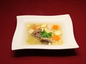 Rinderkraftbrühe mit Eierstich - Rezept