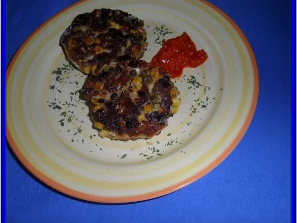 Hüttenkäse-Taler mit Gemüse - Rezept