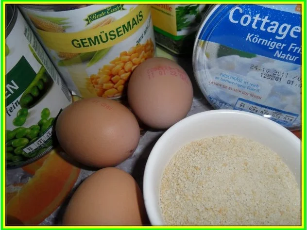 Hüttenkäse-Taler mit Gemüse - Rezept - Bild Nr. 4