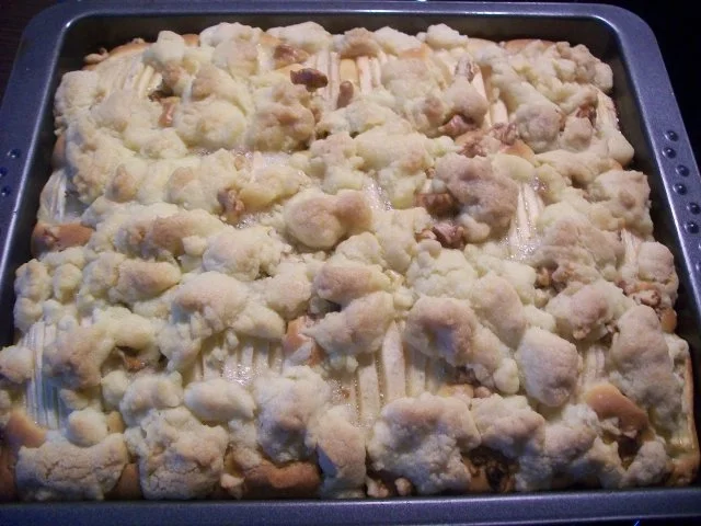 Apfelkuchen mit Walnüssen - Rezept - Bild Nr. 3